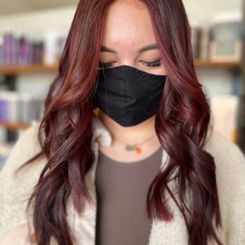 Hair by Devon Lawrence - Rich all over red performed by Devon - Blow Dry/Out Services Near Me - Rocklin, California