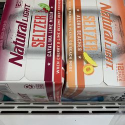 Capitol Supreme Market - Natural light seltzer ~ Two different flavors Both are so good ~ Hard to find these other places but this market has one