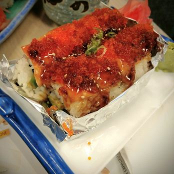 Tsuru Sushi - Lion King Roll. Just to note, if it looks small, it's because it was. It can fit in the palm of my hand for $13 - Japanese Near Me - San Leandro, California Tsuru Sushi - Lion King Roll. Just to note, if it looks small, it's because it was. It can fit in the palm of my hand for $13 - Japanese Near Me - San Leandro, California