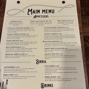 Salsas Mexican Grille - Menu - Mexican Near Me - Charlotte, North Carolina Salsas Mexican Grille - Menu - Mexican Near Me - Charlotte, North Carolina
