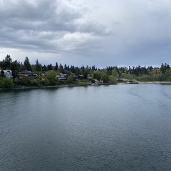 Bainbridge Island Ferry Terminal - Ferry views arriving to Bainbridge - Ferries Near Me - Bainbridge Island, Washington