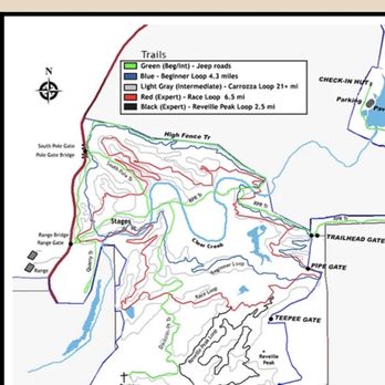 Reveille Peak Ranch - Trail map- good luck - Fitness & Instruction Near Me - Burnet, Texas