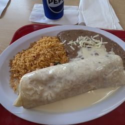 Goldmine Tacos - Golden Burrito plate