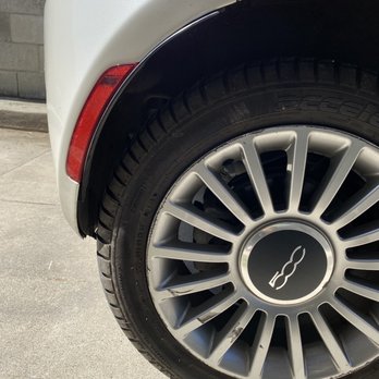 Star Auto Collision Center - Bumper almost touching rear tires after rear impact - Body Shops Near Me - Glendale, California