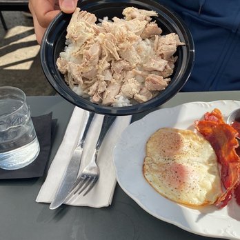 The Attic - Pup Menu: chicken and rice - Breakfast & Brunch Near Me - Long Beach, California The Attic - Pup Menu: chicken and rice - Breakfast & Brunch Near Me - Long Beach, California