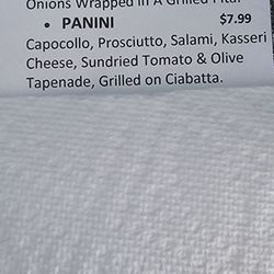 Sandwich description