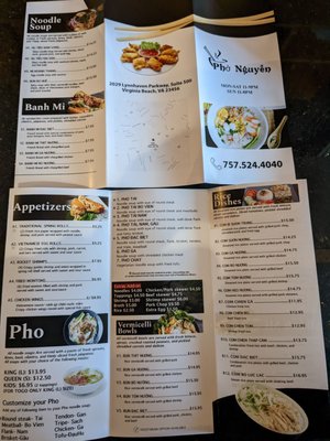 Menu photo 5 Pho Nguyen Virginia Beach, VA Menu photo 5 Pho Nguyen Virginia Beach, VA