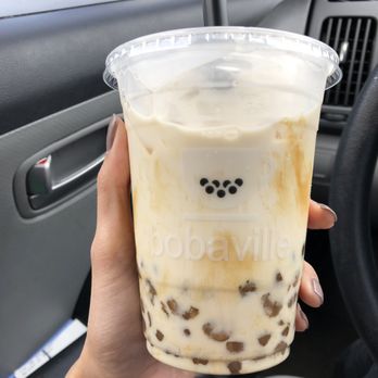Bobaville - Boba & milk (after mixing) - Coffee & Tea Near Me - Daly City, California