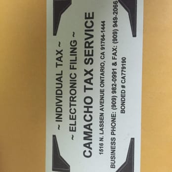 Camacho Tax Service - Tax Services Near Me - Ontario, California Camacho Tax Service - Tax Services Near Me - Ontario, California