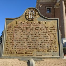 Upson County Courthouse Historical Marker - Upson County Courthouse Historical Marker