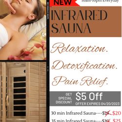 Neverland Massage - Unwind and rejuvenate with our new infrared sauna service!