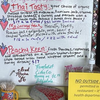 Renata's Creperie - Specials for 7/18/2024 - Creperies Near Me - Arcata, California Renata's Creperie - Specials for 7/18/2024 - Creperies Near Me - Arcata, California
