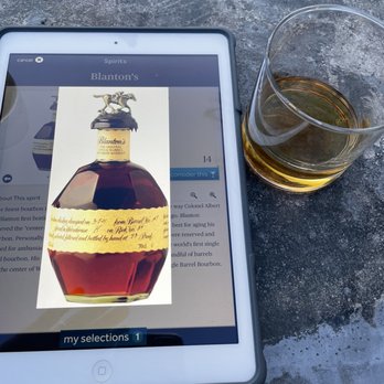 A'Bouzy - Blanton's bourbon - Champagne Bars Near Me - Houston, Texas