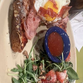 Snooze, an A.M. Eatery - Brioche French Toast with pepper jelly jam - Breakfast & Brunch Near Me - Nashville, Tennessee Snooze, an A.M. Eatery - Brioche French Toast with pepper jelly jam - Breakfast & Brunch Near Me - Nashville, Tennessee