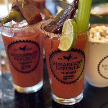 Breakfast Republic - Jurassic Bloody Mary and Mexican latte - Breakfast & Brunch Near Me - Irvine, California Breakfast Republic - Jurassic Bloody Mary and Mexican latte - Breakfast & Brunch Near Me - Irvine, California
