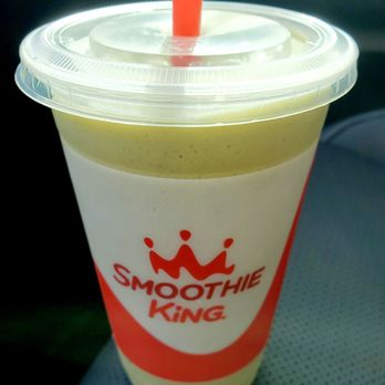 Smoothie King - Skinny Green Tea Tango with Banana - Juice Bars & Smoothies Near Me - Valrico, Florida