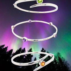 M.J. Harrington Jewelers - Sterling Silver bracelets with various gemstones