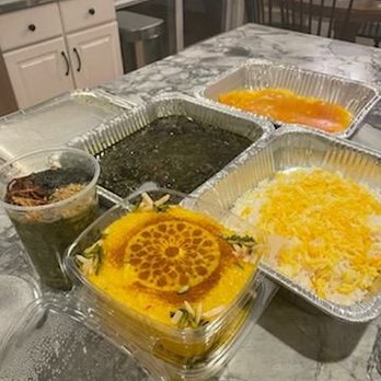 Home Made With Love - Gormehsabzi (herb stew with rice), sholeh zard (saffron rice pudding), and Ash-e-reshteh (vegetable stew with chick peas and mung beans). - Persian/Iranian Near Me Home Made With Love - Gormehsabzi (herb stew with rice), sholeh zard (saffron rice pudding), and Ash-e-reshteh (vegetable stew with chick peas and mung beans). - Persian/Iranian Near Me