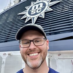 P & P Travel - Me (Brian, owner of P & P Travel) on the MSC Seashore