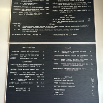 Luca’s Pizza - Menu - Pizza Near Me - Selbyville, Delaware Luca’s Pizza - Menu - Pizza Near Me - Selbyville, Delaware