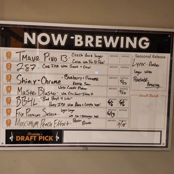 Flix Brewhouse - Brew list as of July 2024 - Outdoor Movies Near Me - Mansfield, Texas