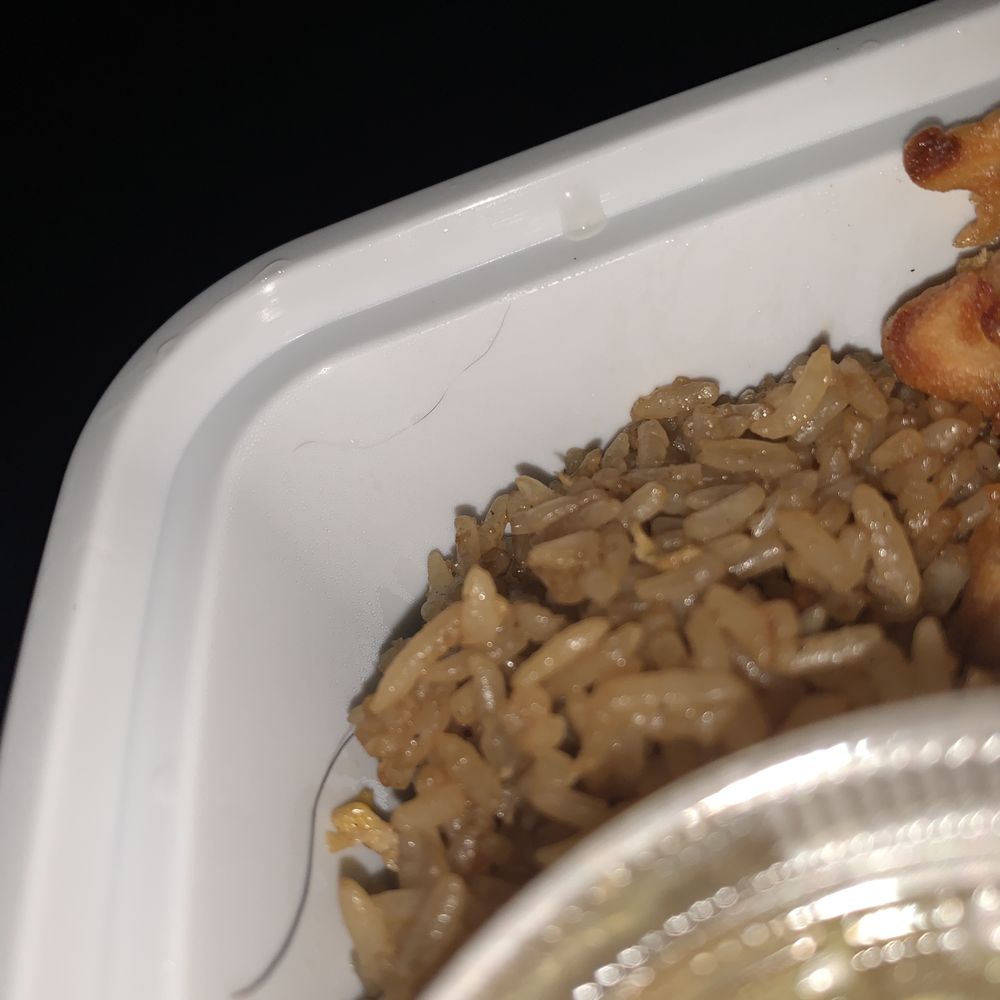 Wok Inn - 2 hairs in my rice. Lemon Chicken - Chinese Near Me - San Antonio, Texas Wok Inn - 2 hairs in my rice. Lemon Chicken - Chinese Near Me - San Antonio, Texas