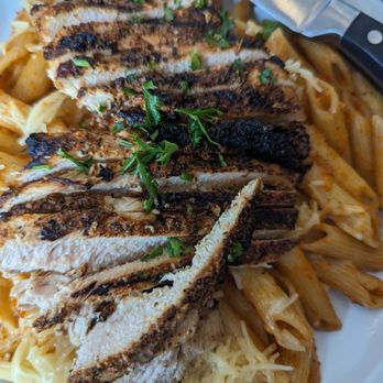 Dr Grubb's - Blackened chicken with pasta - it will not disappoint! - American Near Me - Claremont, California Dr Grubb's - Blackened chicken with pasta - it will not disappoint! - American Near Me - Claremont, California
