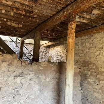 Tuzigoot National Monument - Inside. Note how the logs hold up the roofs. - Landmarks & Historical Buildings Near Me - Clarkdale, Arizona Tuzigoot National Monument - Inside. Note how the logs hold up the roofs. - Landmarks & Historical Buildings Near Me - Clarkdale, Arizona