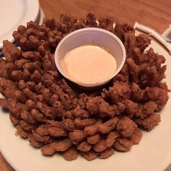Texas Roadhouse - Cactus Blossom, fried onion with zesty creamy sauce. - American Near Me - Conroe, Texas Texas Roadhouse - Cactus Blossom, fried onion with zesty creamy sauce. - American Near Me - Conroe, Texas