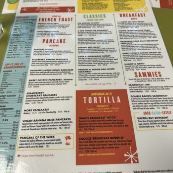 Snooze, an A.M. Eatery - Menu - Breakfast & Brunch Near Me - Huntington Beach, California