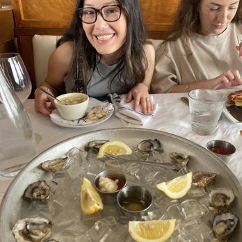 Boathouse at Hendry's Beach - 12 oysters yes please super fresh super good taste like the sea! - Seafood Near Me - Santa Barbara, California