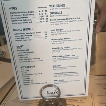 Lure Fish House - Menu 082024 - Seafood Near Me - Porter Ranch, California Lure Fish House - Menu 082024 - Seafood Near Me - Porter Ranch, California