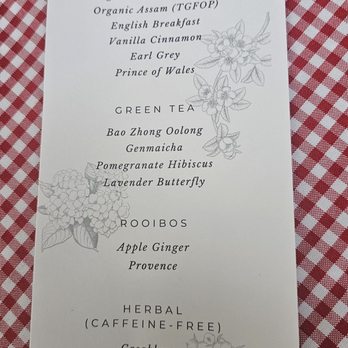 Tea List - Coffee & Tea Near Me - Davis, California