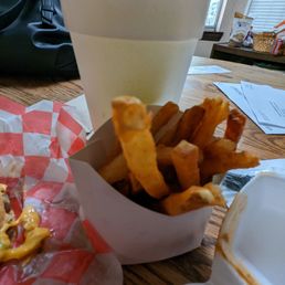 Seasoned fries and Mt. Dew