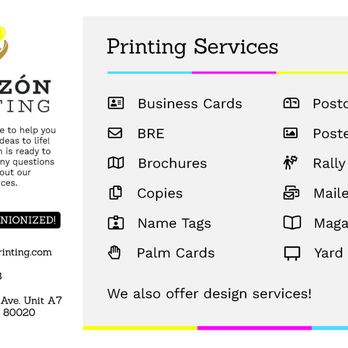 Corazón Printing - Printing Services Near Me - Broomfield, Colorado