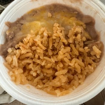 Juanito's Tacos - Side Combo Cup of beans and rice - Mexican Near Me - Highland, California