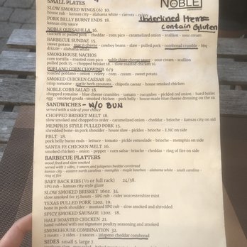 Noble Smokehouse - Gluten-Free Menu - Barbeque Near Me - Mystic, Connecticut Noble Smokehouse - Gluten-Free Menu - Barbeque Near Me - Mystic, Connecticut