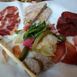 Kirk's Wine Bar - House made charcuterie (this is a small!) = mmmmmmmm