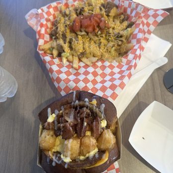 Buldogis Eatery - Meggadrop and carne asada fries - Hot Dogs Near Me - Las Vegas, Nevada