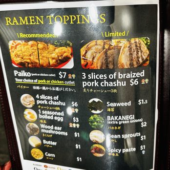 Menya Ultra - April 2025 menu - Ramen Near Me - San Diego, California Menya Ultra - April 2025 menu - Ramen Near Me - San Diego, California