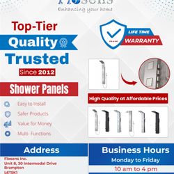 Flosens - Wide range of selection from  Thermostatic to Pressure balanced. Exclusive Warranties.