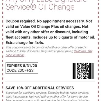 Jiffy Lube Oil Change - Email coupon - Auto Repair Near Me - Canyon Country, California Jiffy Lube Oil Change - Email coupon - Auto Repair Near Me - Canyon Country, California