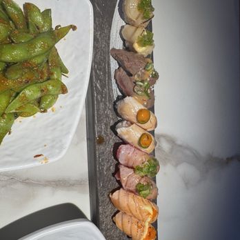 Umiya Sushi - Seared sushi variety - Sushi Bars Near Me - Houston, Texas Umiya Sushi - Seared sushi variety - Sushi Bars Near Me - Houston, Texas