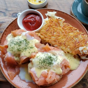 The Table - Salmon eggs Benedict - New American Near Me - San Jose, California The Table - Salmon eggs Benedict - New American Near Me - San Jose, California
