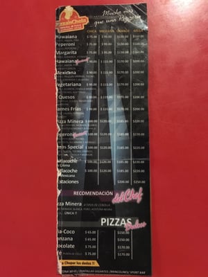 Menu photo 5 Pizza'n Chela San Pedro de los Pozos, GUA