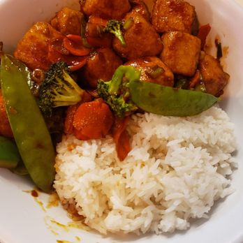 Kitsune House - General tso's tofu bowl - Chinese Near Me - Miami, Florida Kitsune House - General tso's tofu bowl - Chinese Near Me - Miami, Florida