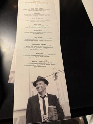 Menu photo 1 Sinatra Bar & Lounge Nashville, TN Menu photo 1 Sinatra Bar & Lounge Nashville, TN