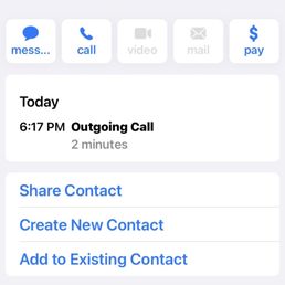 Phone record. Phone record.