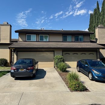 4 Nice Guys - Ours is on the left. The paint goes all the way to the first window on the right and to the garage door on the right. - Painters Near Me