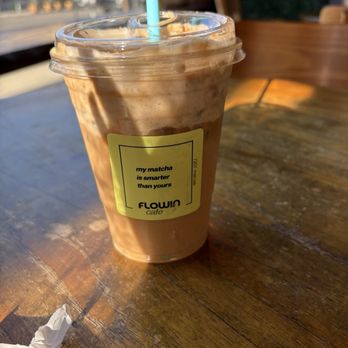 Flowin Cafe - Banana latte - Coffee & Tea Near Me - Los Angeles, California
